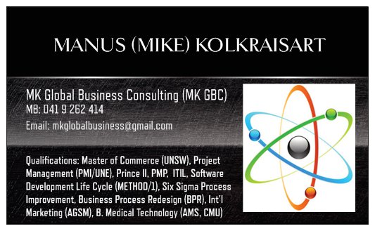 MK Global Business Consulting (MK GBC) |  | 27 Norfolk St, The Entrance NSW 2261, Australia | 0419262414 OR +61 419 262 414