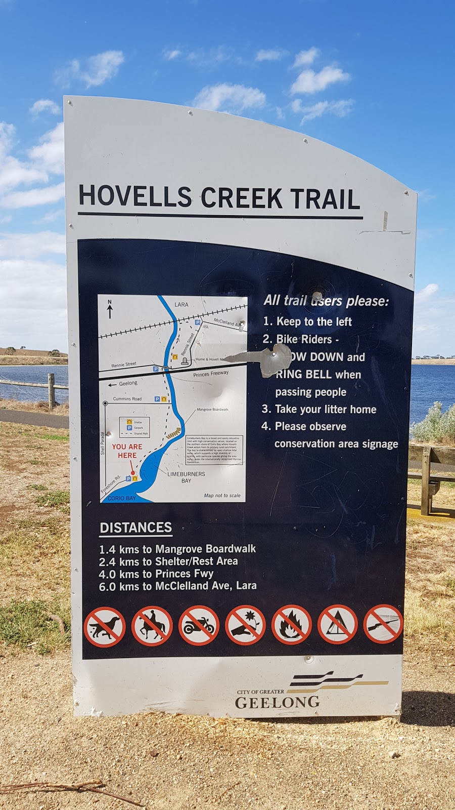 Hovells Creek Trail | park | Corio VIC 3214, Australia