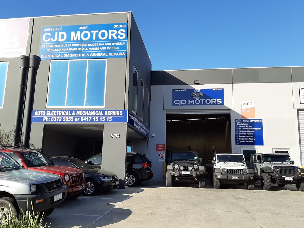CJD MOTORS Chrysler Jeep Dodge Kia & Hyundai Specialist | car repair | 6/94 Eucumbene Dr, Ravenhall VIC 3023, Australia | 0417151515 OR +61 417 151 515