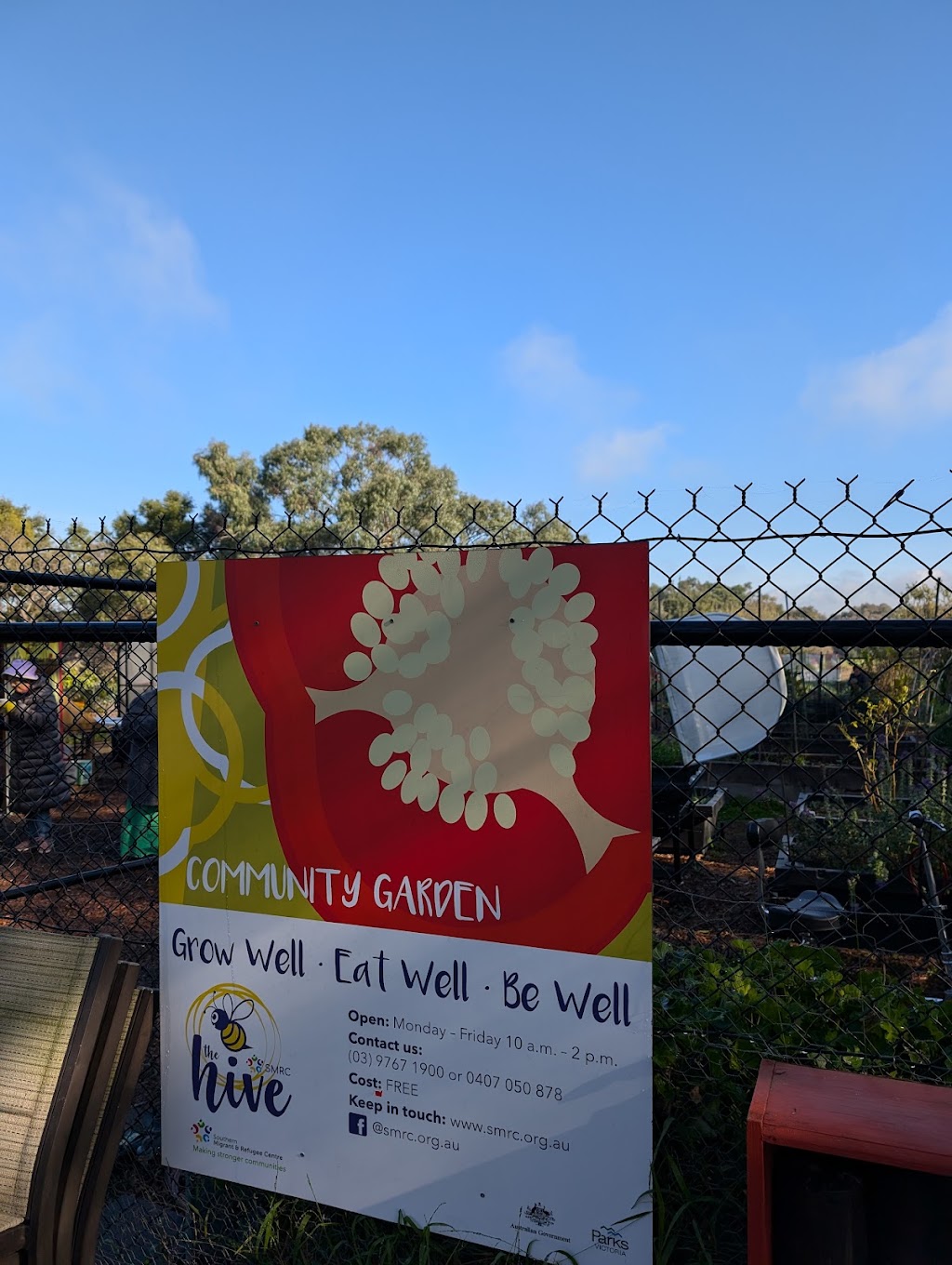 The Hive - SMRC Community Garden | Located inside: Braeside Park, Federation Trail, Braeside VIC 3195, Australia | Phone: (03) 9767 1900