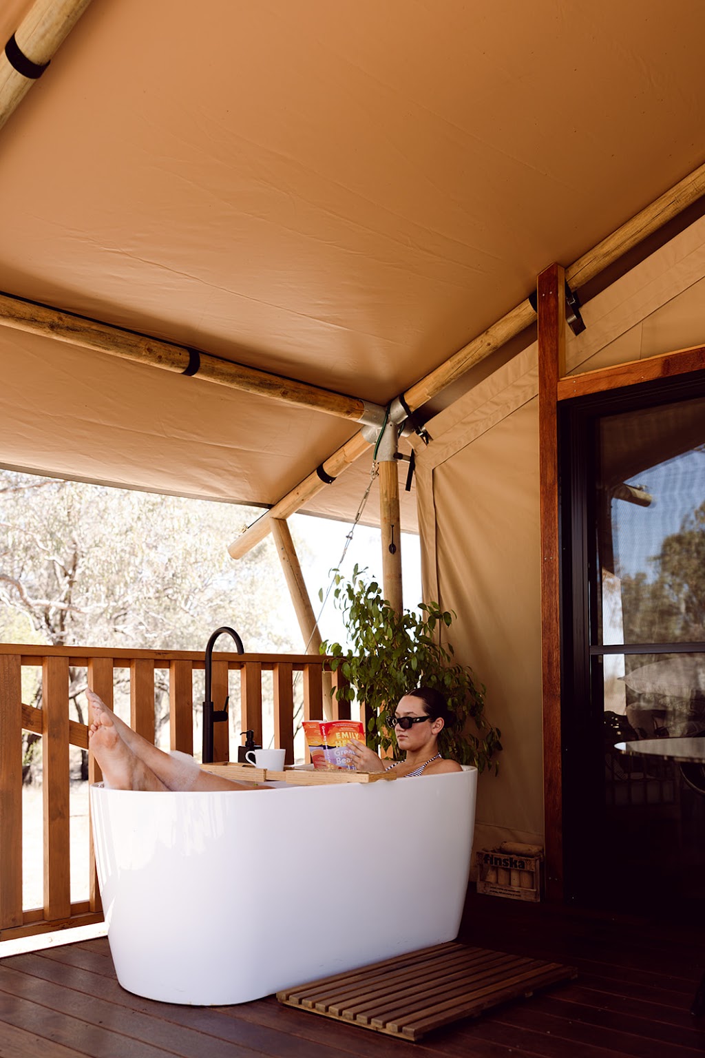 Riverbank Glamping | 111 S Wolskis Rd, Boonarga QLD 4413, Australia | Phone: 0421 935 843