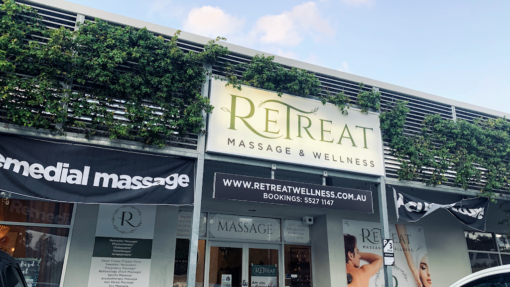 Retreat Massage & Wellness | Brickworks Centre, Shop 9/03, 11 Brolga Ave, Southport QLD 4215, Australia | Phone: (07) 5527 1147