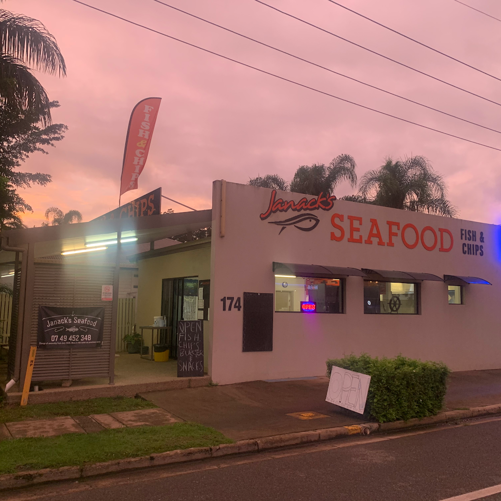 Janacks Seafood | meal takeaway | 174 Main St, Proserpine QLD 4800, Australia | 0749452348 OR +61 7 4945 2348