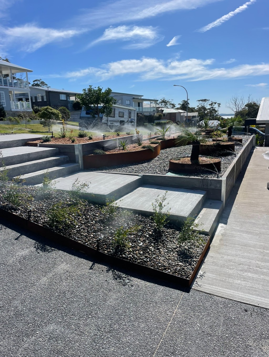 Four Point Landscaping & Construction | Crystal Cl, Fingal Bay NSW 2315, Australia | Phone: 0422 443 496