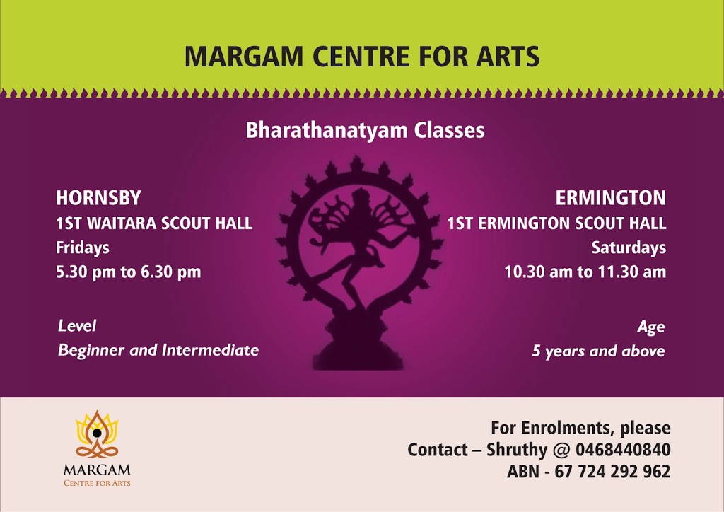 Margam Centre for Arts - Yoga and Bharathanatyam | U368/2 Thallon St, Carlingford NSW 2118, Australia | Phone: 0468 440 840