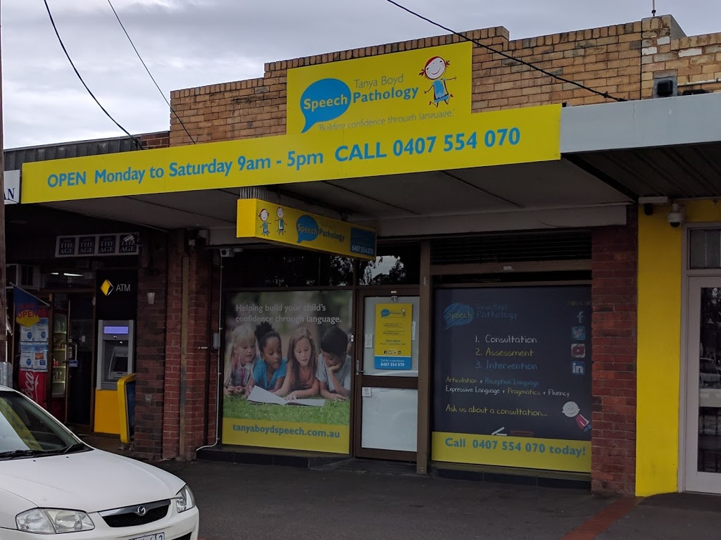 Tanya Boyd Speech Pathology | 61 Wyong St, Keilor East VIC 3033, Australia | Phone: 0407 554 070