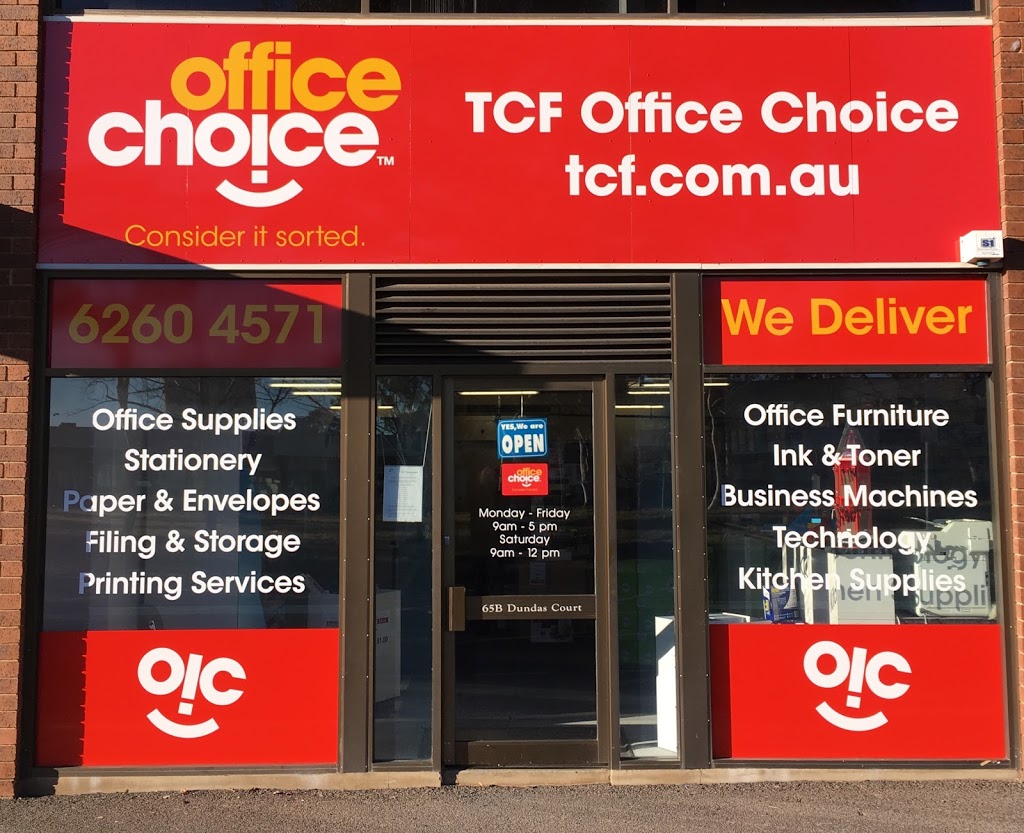 TCF Office Choice | furniture store | 65b Dundas Ct, Phillip ACT 2606, Australia | 0262604571 OR +61 2 6260 4571