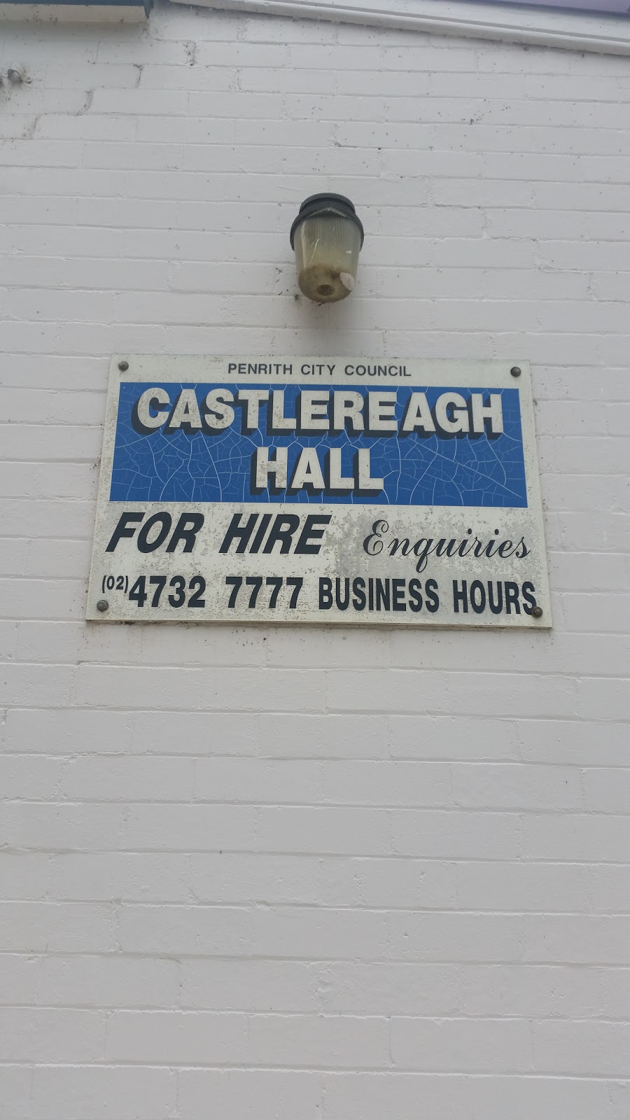 Castlereagh Hall | 1158/60 Castlereagh Rd, Castlereagh NSW 2749, Australia | Phone: (02) 4732 8021