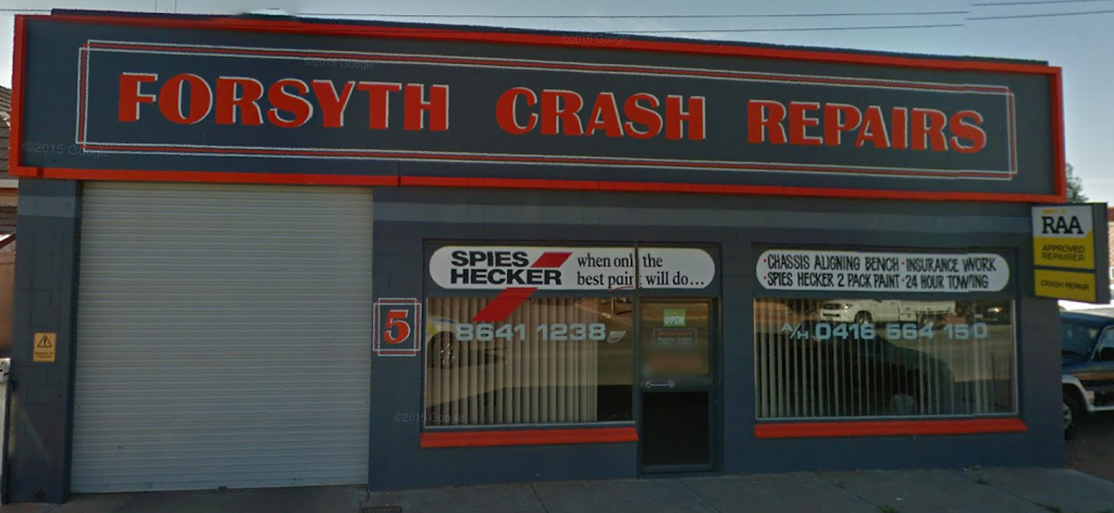 Forsyth Crash Repairs | 5 Caroona Rd, Port Augusta SA 5700, Australia | Phone: (08) 8641 1238