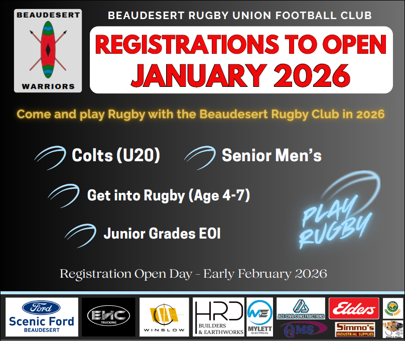Beaudesert Warriors Rugby Union Football Club | Everdell Park, 148-160 Mount Lindesay Hwy, Gleneagle QLD 4285, Australia | Phone: 0407 310 185