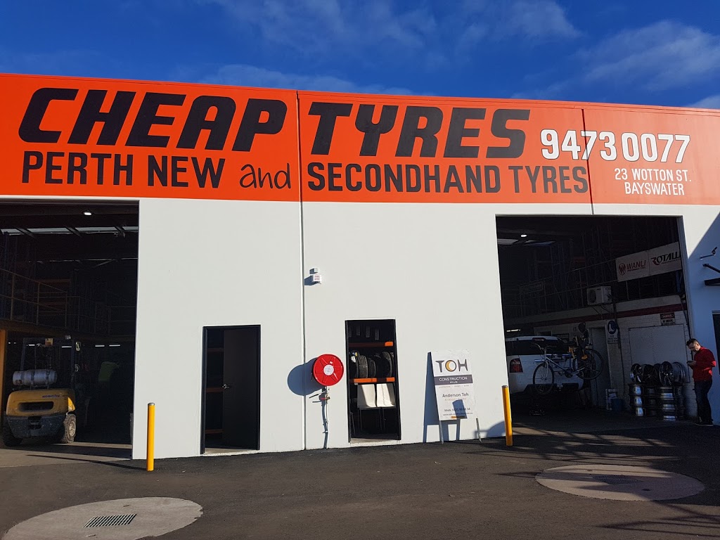 Perth Second Hand Tyres | car repair | 23 Wotton St, Bayswater WA 6053, Australia | 0894718077 OR +61 8 9471 8077
