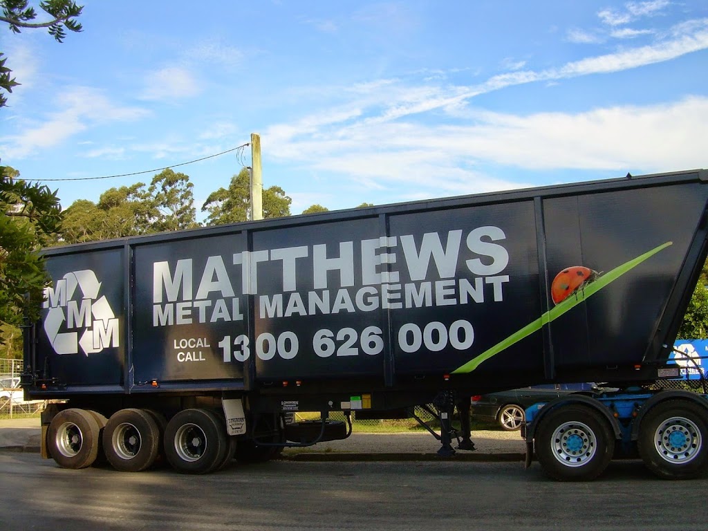 Matthews Metal Management | 7 Harry Boyes Ave, South Kempsey NSW 2440, Australia | Phone: (02) 6562 6425