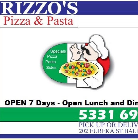 Rizzos Pizza & Pasta | meal delivery | 202 Eureka St, Ballarat East VIC 3350, Australia | 0353316866 OR +61 3 5331 6866