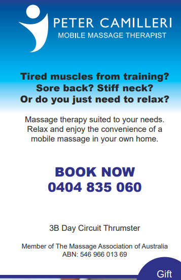 Peter Camilleri Massage |  | 3 Day Cct, Thrumster NSW 2444, Australia | 0404835060 OR +61 404 835 060