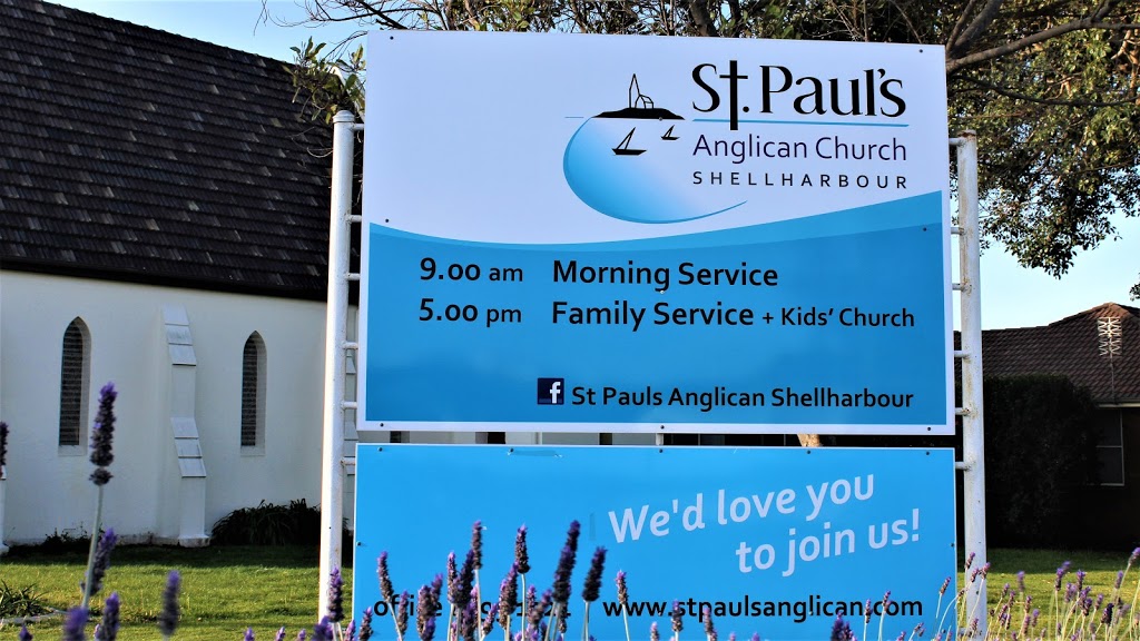 Saint Pauls Anglican Church | church | 12 Towns St, Shellharbour NSW 2529, Australia | 0242951321 OR +61 2 4295 1321