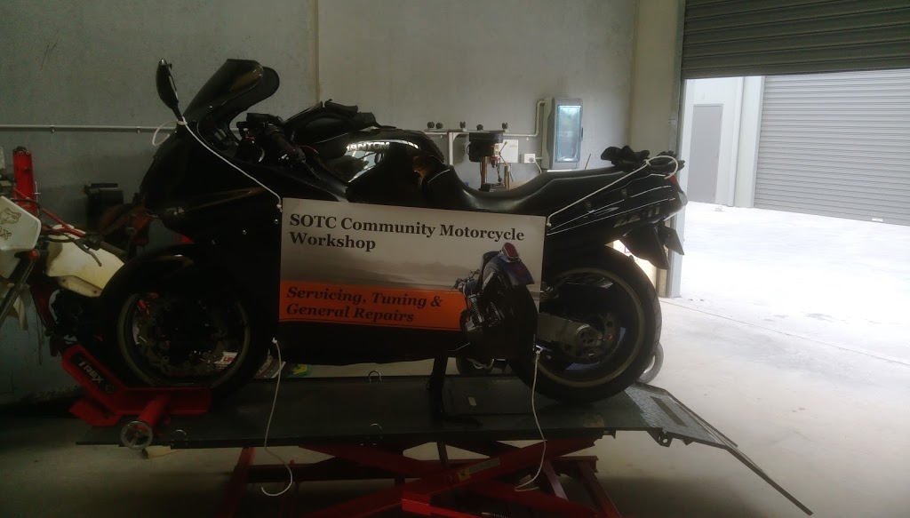 SOTC Community Motorcycle Workshop | car repair | 8/161 Berkeley Rd, Berkeley NSW 2506, Australia | 0410911097 OR +61 410 911 097