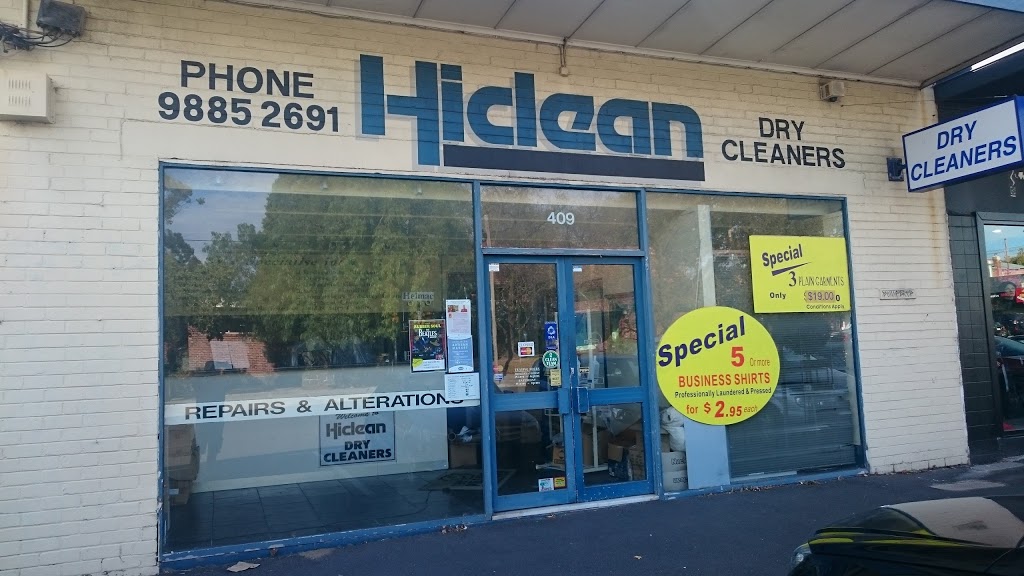 Hiclean Dry Cleaners | 409 High St, Ashburton VIC 3147, Australia | Phone: (03) 9885 2691