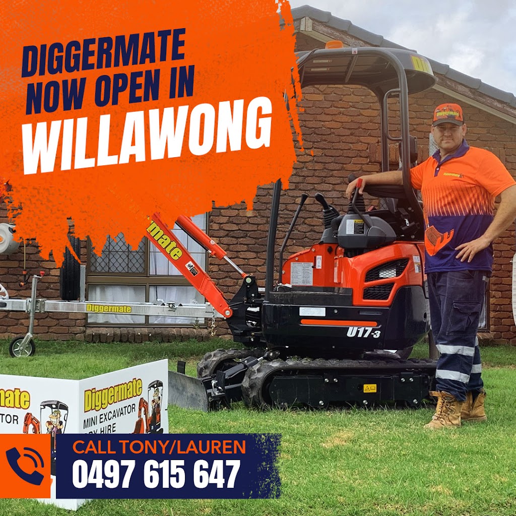 Diggermate Mini Excavator Hire Jindalee | 59 Hazelton St, Riverhills QLD 4074, Australia | Phone: 0497 615 647