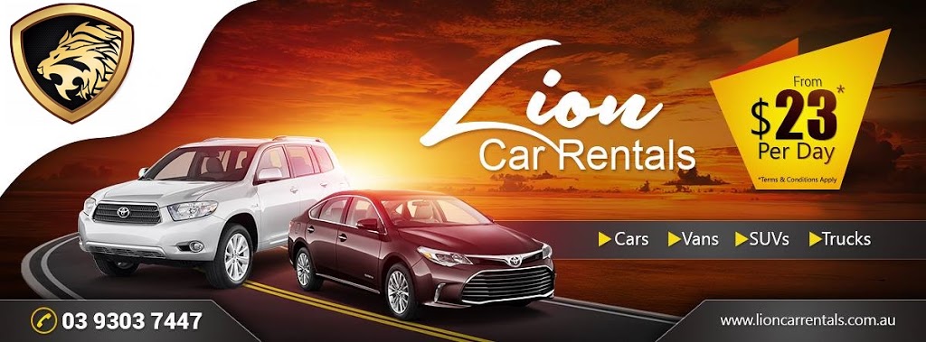 Lion Car and Truck Rentals - Car Hire Footscray and Sunshine | 470 Geelong Rd, West Footscray VIC 3012, Australia | Phone: (03) 9314 0471