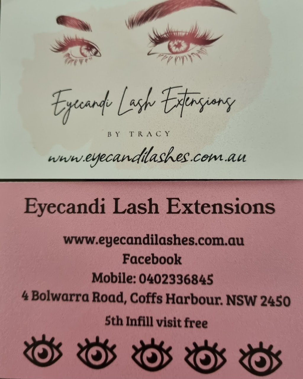 Eyecandi lash Extensions by Tracy | beauty salon | 4 Bolwarra Rd, Coffs Harbour NSW 2450, Australia | 0402336845 OR +61 402 336 845