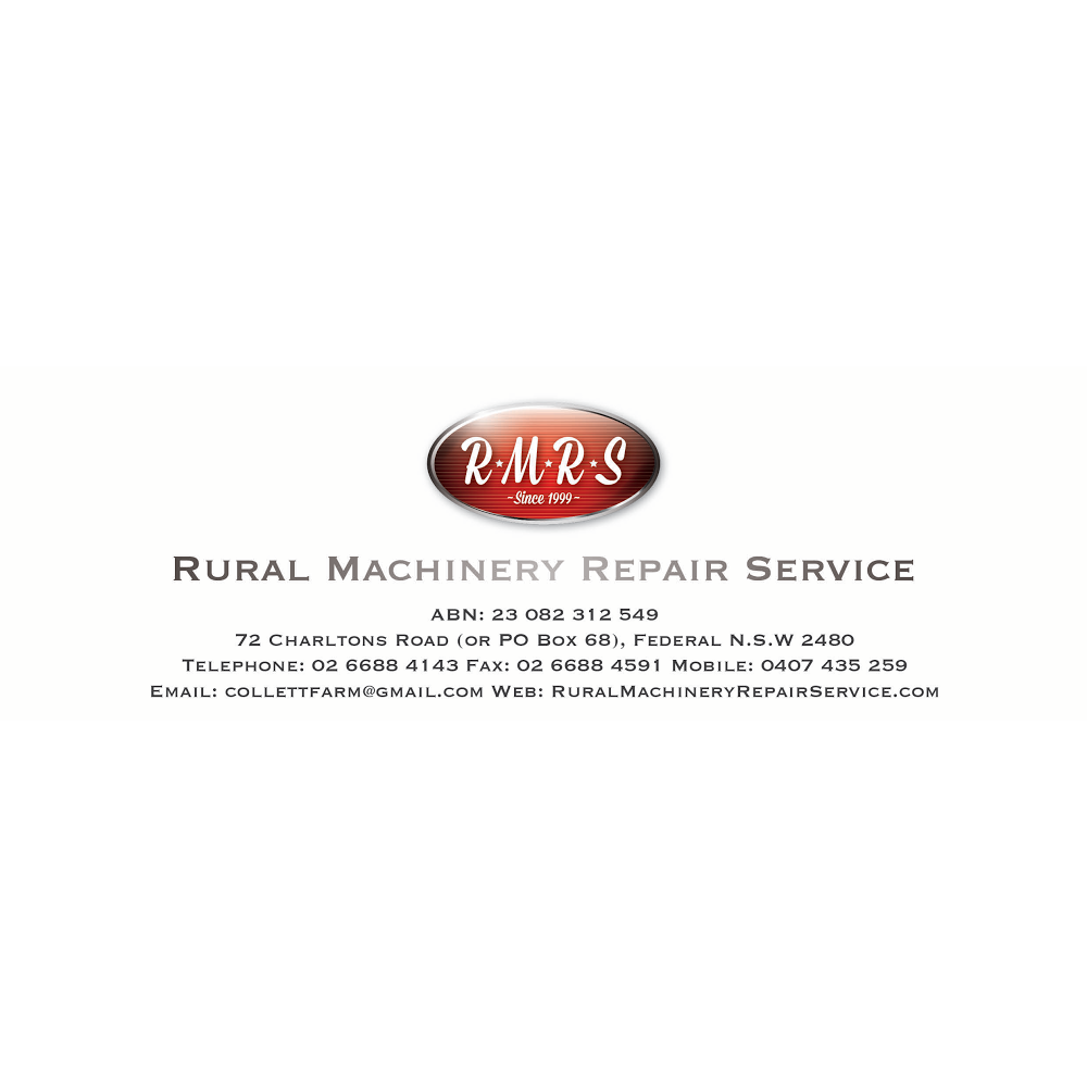 Rural Machinery Repair Service | car repair | 72 Charltons Rd, Federal NSW 2480, Australia | 0266884143 OR +61 2 6688 4143