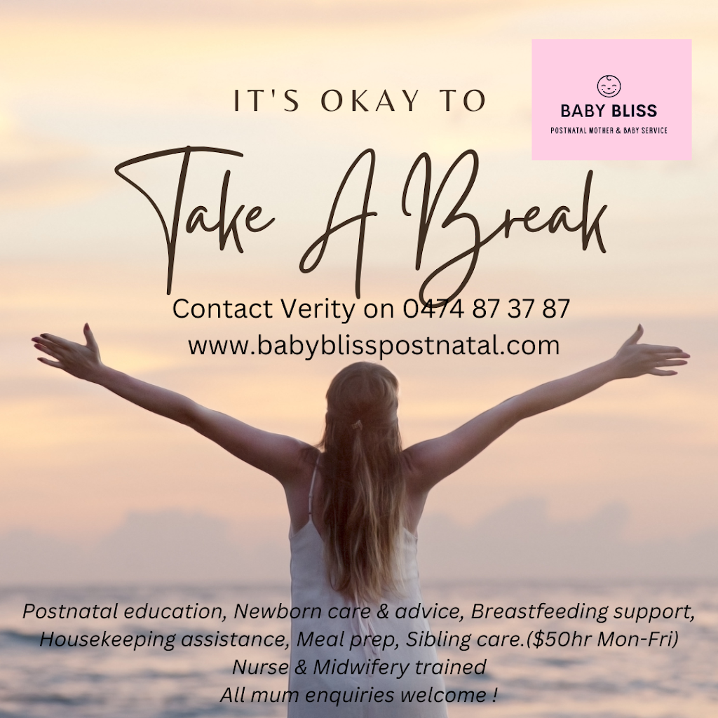 Baby Bliss Postnatal Mother & Baby Service | point of interest | Unit 6/77-81 Penniwells Dr, San Remo VIC 3925, Australia | 0474873787 OR +61 474 873 787