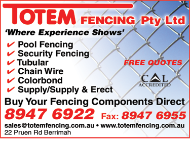 Totem Fencing | store | 29 Pruen Rd, Berrimah NT 0828, Australia | 0889476922 OR +61 8 8947 6922