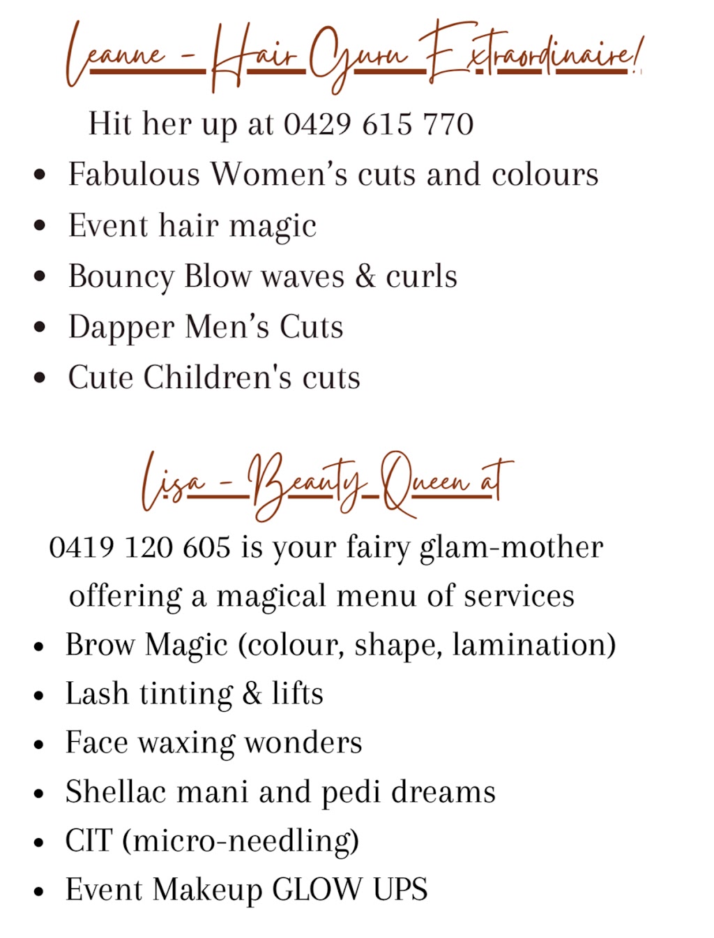 Glow Hair Porepunkah | 45C Station St, Porepunkah VIC 3740, Australia | Phone: 0429 615 770