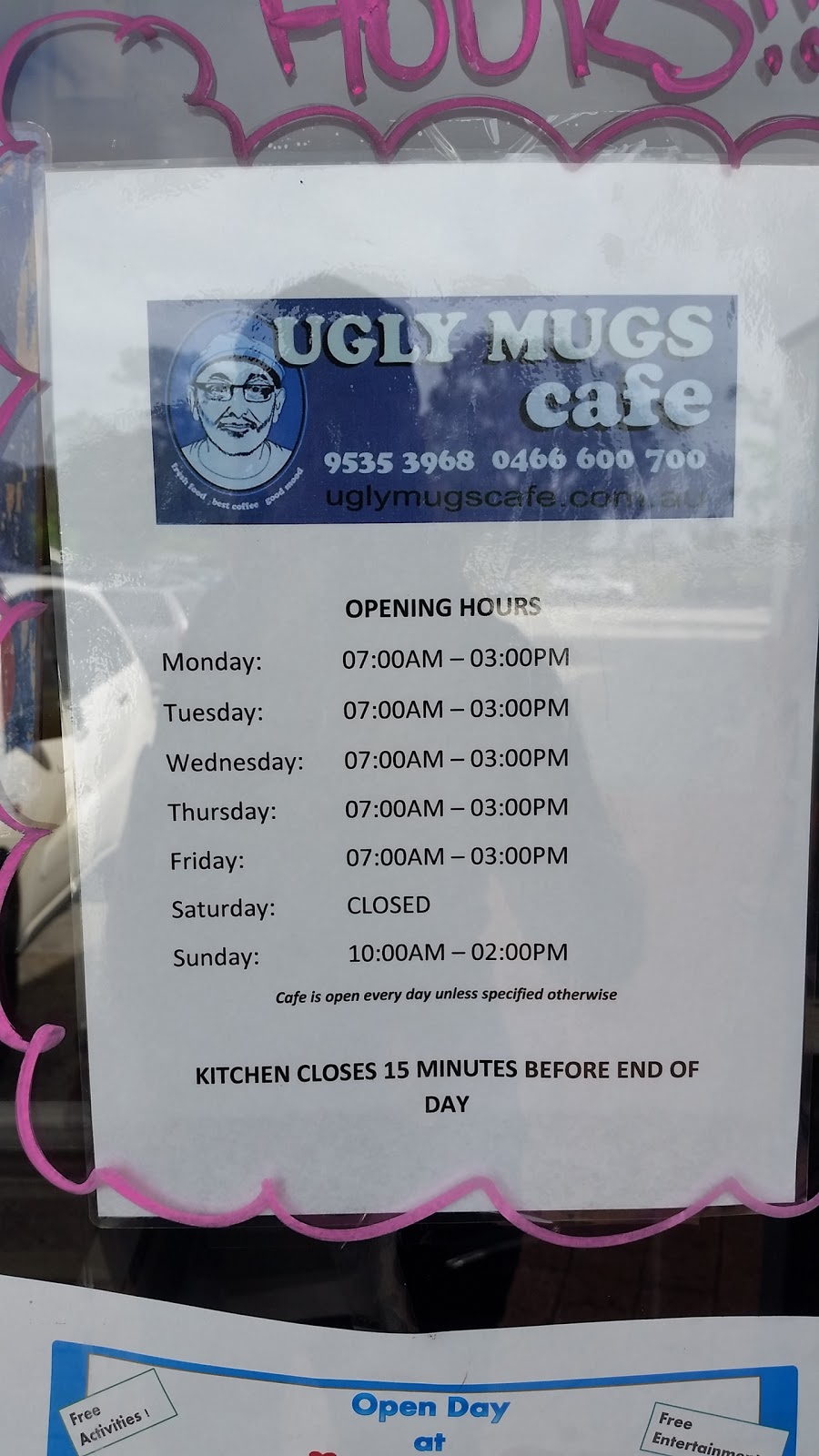 UglyMugs Café | cafe | 4/1-3 Paraguay Ave, Greenfields WA 6210, Australia | 0895353968 OR +61 8 9535 3968