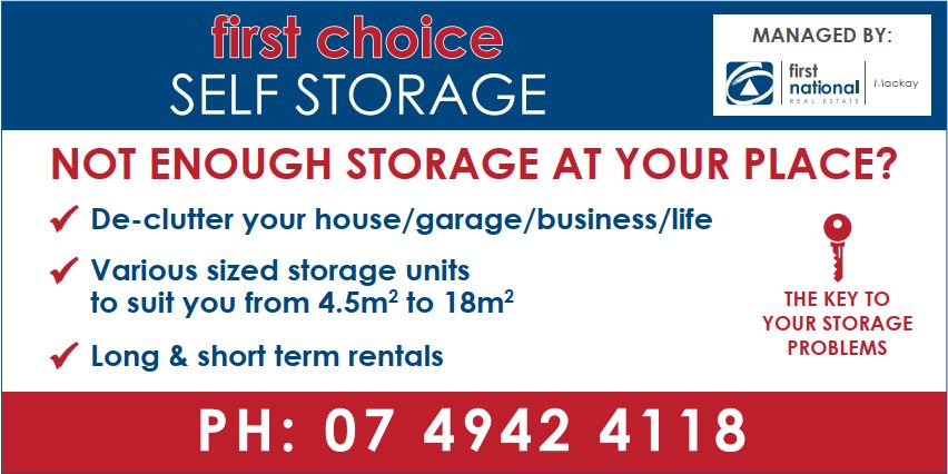 First Choice Self Storage | storage | 7/9 OLoughlin Street, North Mackay QLD 4740, Australia | 0749424118 OR +61 7 4942 4118