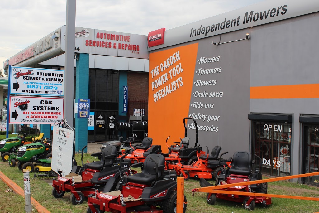 Independent Mowers and Chainsaws Centre | 5/170 Sunnyholt Rd, Blacktown NSW 2148, Australia | Phone: (02) 9622 5188