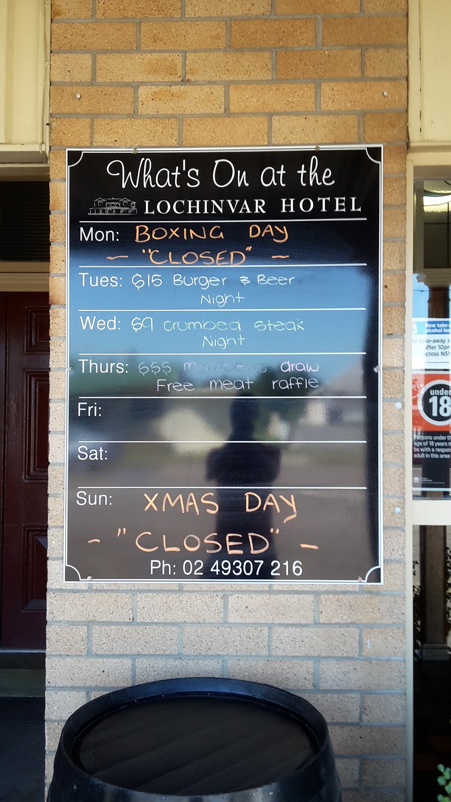 Lochinvar Hotel Motel | lodging | 114 New England Hwy, Lochinvar NSW 2321, Australia | 0249307216 OR +61 2 4930 7216