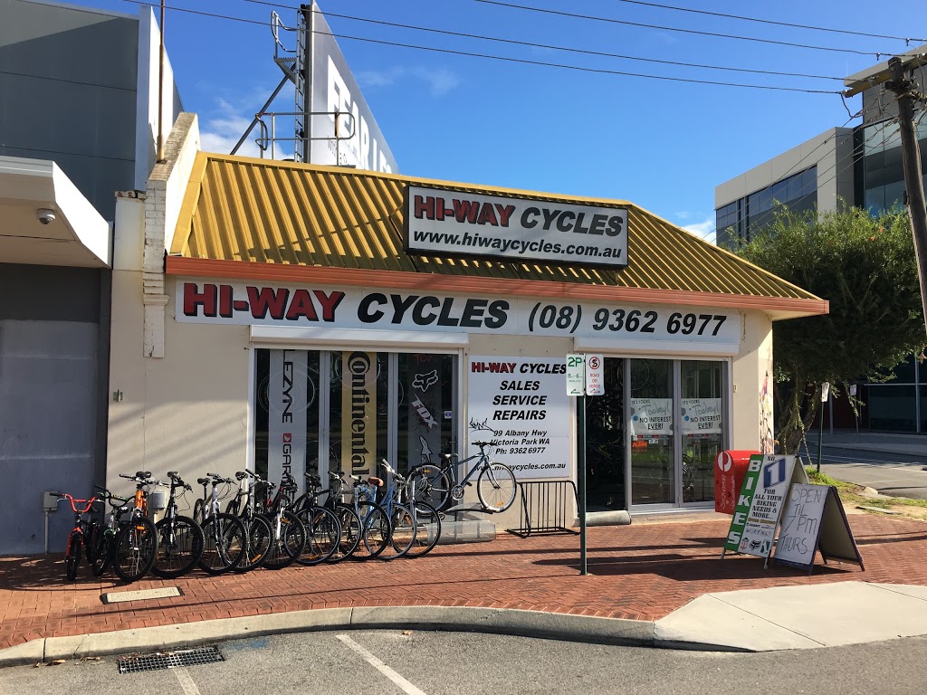 HiWay Cycles | bicycle store | 99 Albany Hwy, Victoria Park WA 6100, Australia | 0893626977 OR +61 8 9362 6977