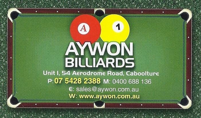 Aywon Billiards | moving company | 1/54 Aerodrome Rd, Caboolture QLD 4510, Australia | 0754282388 OR +61 7 5428 2388