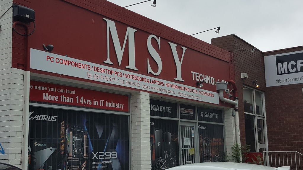 MSY Technology | 482 Whitehorse Rd, Mitcham VIC 3132, Australia | Phone: (03) 9700 9722