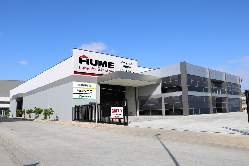 Hume Building Products, Prestons, NSW | 7-9 Yato Rd, Prestons NSW 2170, Australia | Phone: (02) 9731 4100