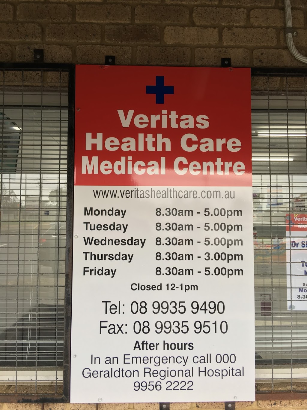 Veritas Health Care Medical Centre | Shop 3 Rangeway Shopping Centre 197 Rifle Range Road (next to, Guardian Pharmacy, Rangeway WA 6530, Australia | Phone: (08) 9935 9490
