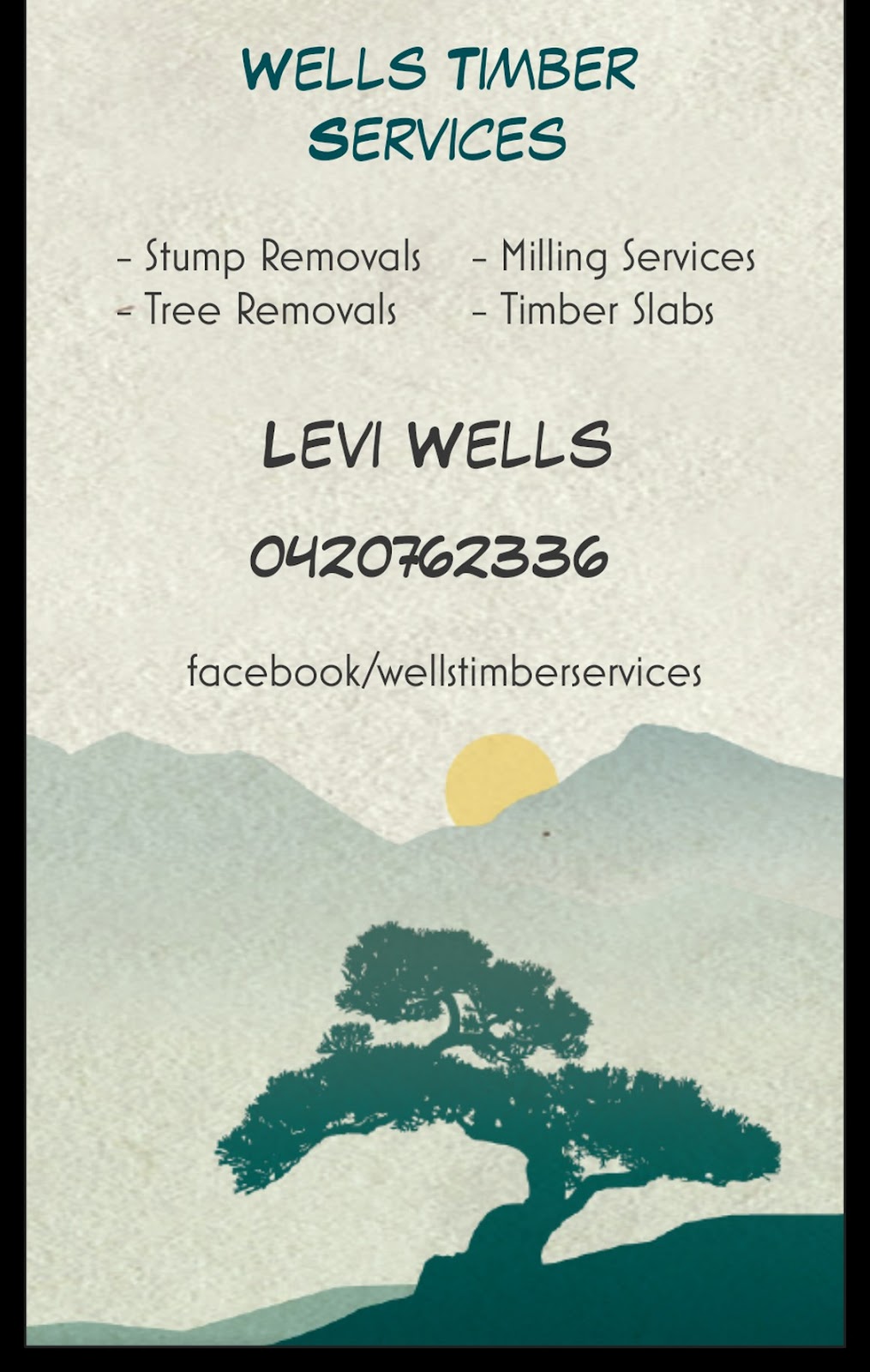 Wells Timber Services | Sailors Gully Rd, Morrisons VIC 3334, Australia | Phone: 0420 762 336