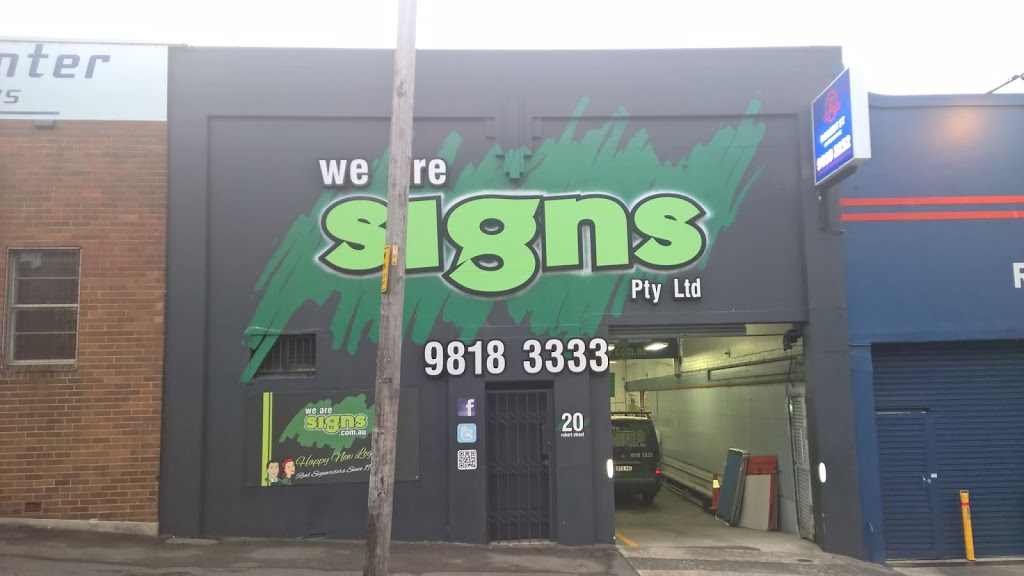 We Are Signs Pty Ltd. | store | 20 Robert St, Rozelle NSW 2039, Australia | 0298183333 OR +61 2 9818 3333