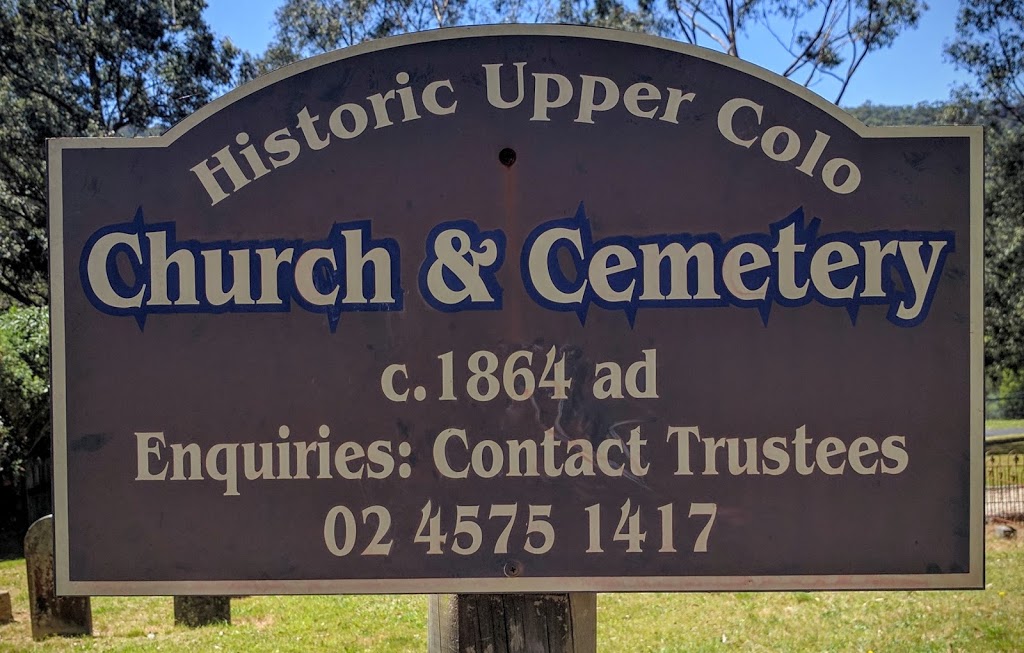 Upper Colo Anglican Church | 2108 Comleroy Rd, Upper Colo NSW 2756, Australia | Phone: (02) 4575 3800