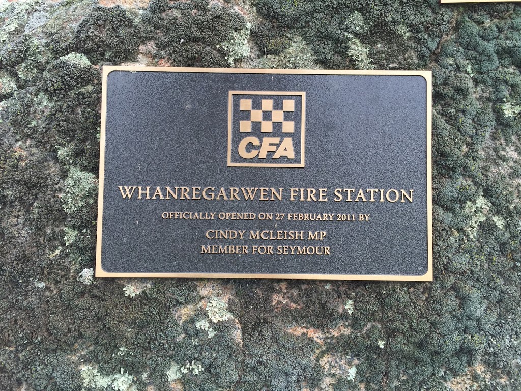 Whanregarwen CFA | fire station | 865 Whanregarwen Rd, Whanregarwen VIC 3714, Australia