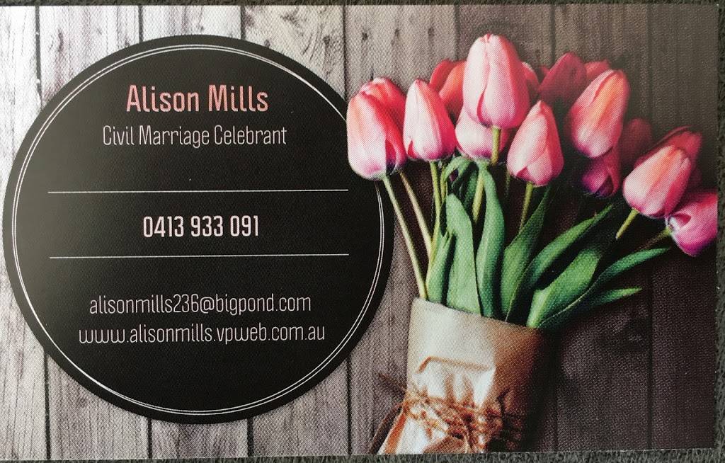 Alison Mills Marriage Celebrant | 6 Clark Cres, Eumundi QLD 4562, Australia | Phone: 0413 933 091