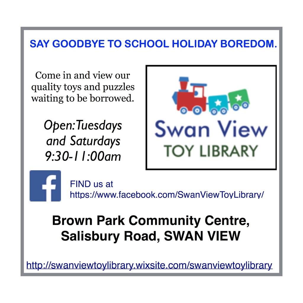 Swan View Toy Library (Brown Park Community Centre, Midland) | library | 116 Salisbury Rd, Swan View WA 6056, Australia