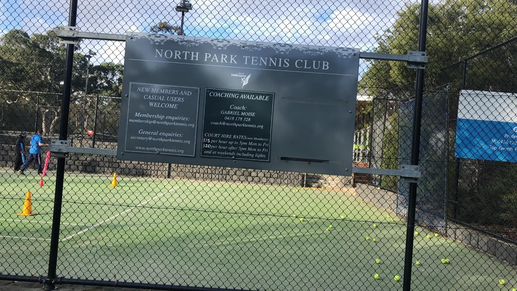 North Park Tennis Club |  | Royal Park West, Cnr Elliott Avenue & Flemington Rd Parkville, Parkville VIC 3052, Australia | 0393291546 OR +61 3 9329 1546
