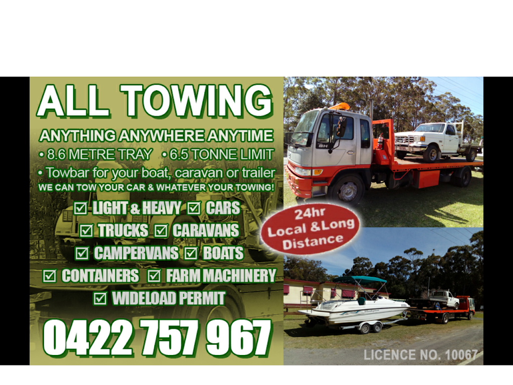 All Towing - Nowra / Ulladulla and South Coast Towing Service | car repair | 734 Sussex Inlet Rd, Sussex Inlet NSW 2540, Australia | 0422757967 OR +61 422 757 967