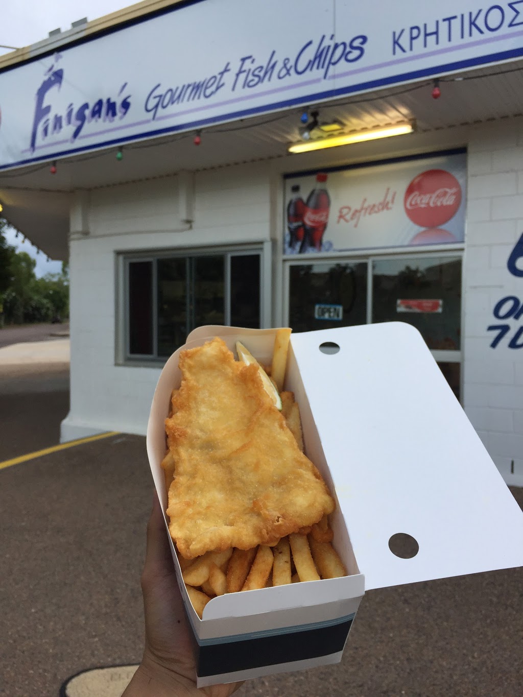 Finigans Gourmet Fish & Chips | meal takeaway | 66 Aralia St, Nightcliff NT 0810, Australia | 0889481022 OR +61 8 8948 1022