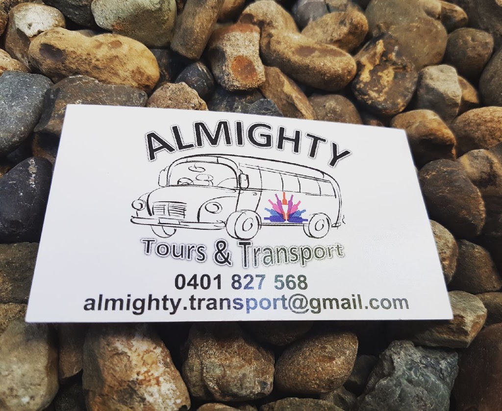 Almighty Tours and Transport | 5 Branxton St, Nulkaba NSW 2325, Australia | Phone: 0401 827 568