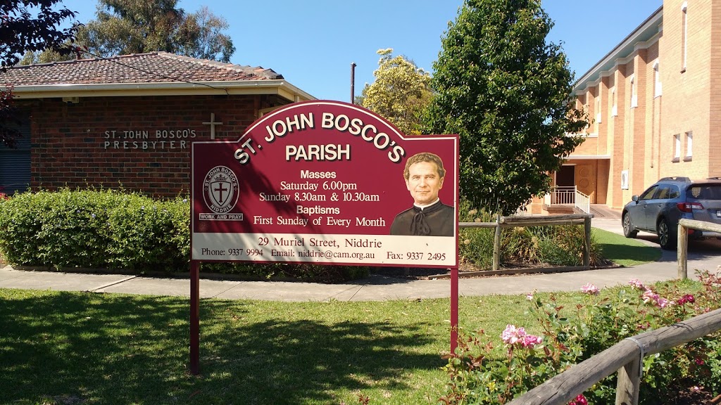 St John Boscos Parish | church | 29 Muriel St, Niddrie VIC 3042, Australia | 0393379994 OR +61 3 9337 9994