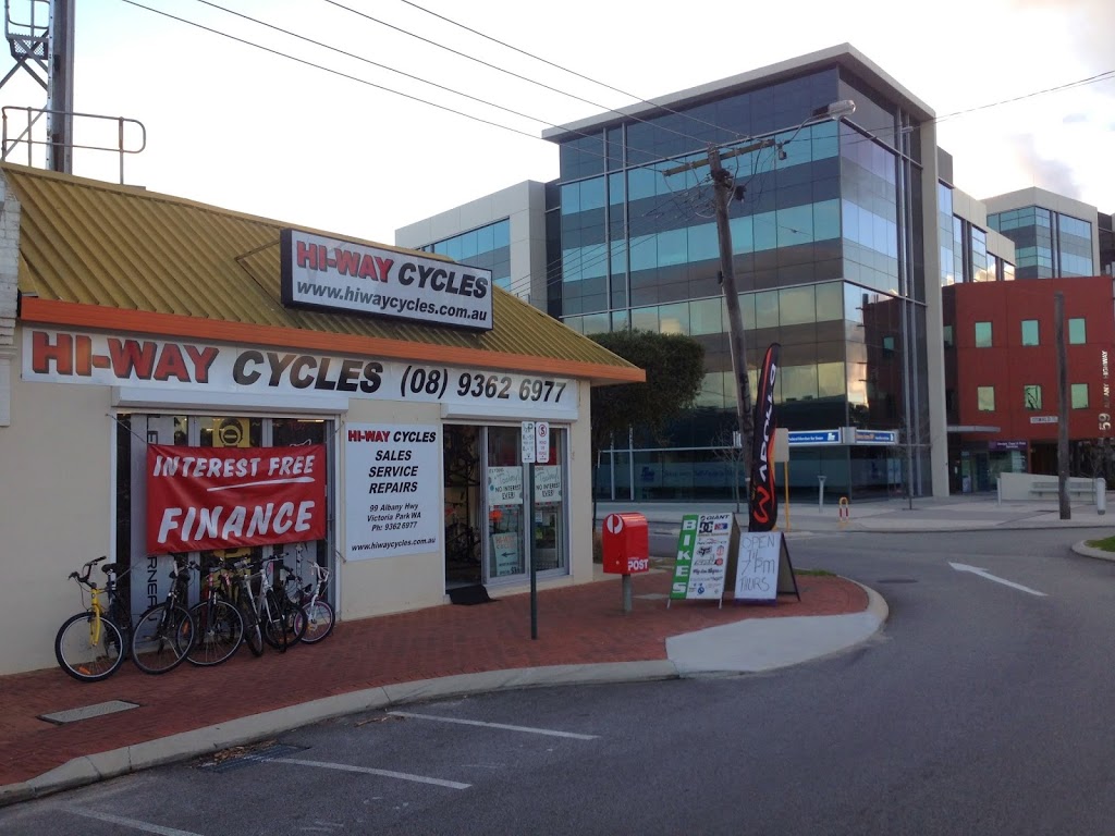 HiWay Cycles | bicycle store | 99 Albany Hwy, Victoria Park WA 6100, Australia | 0893626977 OR +61 8 9362 6977