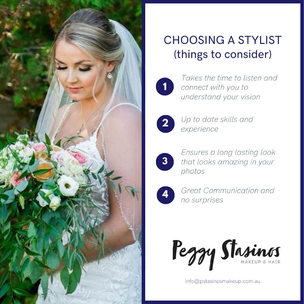 Peggy Stasinos Makeup Artist | 18 Dalston Rd, Hughesdale VIC 3166, Australia | Phone: 0413 042 303